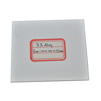 Tấm gốm Alumina nhiệt độ cao 9 Mohs với độ giãn nở nhiệt 8,9 X 10-6 / K