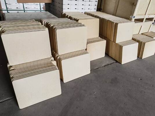 UnGlazed Cordierite mullite kiln shelves smooth edge optimized for long lasting kiln shelf performance under heat stress