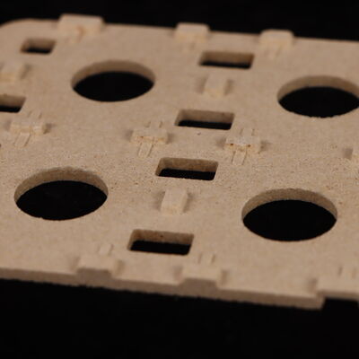 Heat Resistance 1300C Rectangular Cordierite Mullite Kiln Shelves High Strength Kiln Furniture for High Temperature Kiln