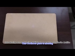 Chống sốc nhiệt Cordierite Cửa lò Bàn không kính Bề mặt trắng / vàng Độ bền