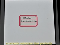 Tấm gốm 99% Alumina Chịu nhiệt độ cao Độ bền nén 3000MPa