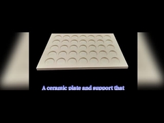 Đau lửa Cordierite Setter Plate Chống sốc nhiệt cho kim loại bột
